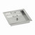 Stainless Steel Drop-In Fire Pit Pan - Square