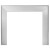 Brushed Stainless Steel 3" Bevelled Trim Kit for GVF36 Fireplace - Napoleon