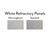 White Refractory Panel Options for Polaris 36 Vent Free Fireplace - AMS Fireplace