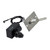 24" Square Drop-In Pan with Spark Ignition Kit (18" Fire Pit Ring) Natural Gas - By American Fireglass - SS-SQPKIT-N-24