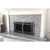 Santa Monica - Fireplace Door with Modern Gray Stacked Stone