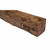 5ft Mortise Barn Beam Series Concrete Mantel Side - Brown