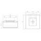Tavola 2 Square GFRC Fire Table 36" x 36" | Prism Hardscapes - AMS ...