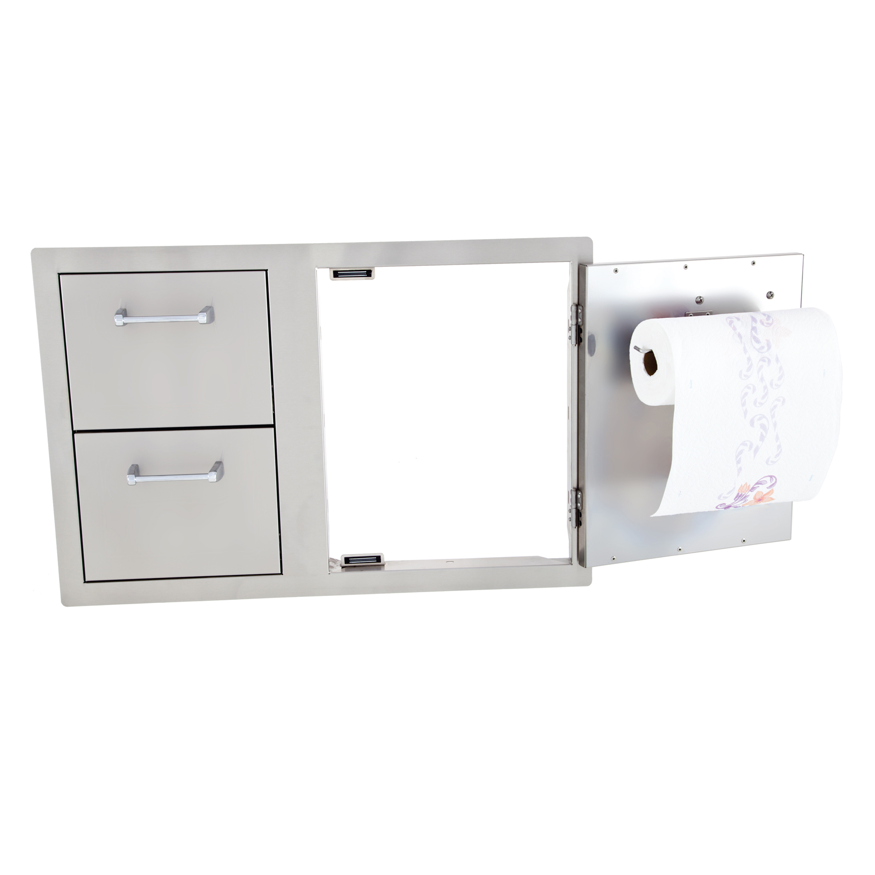 Door Drawer Combo With Towel Rack