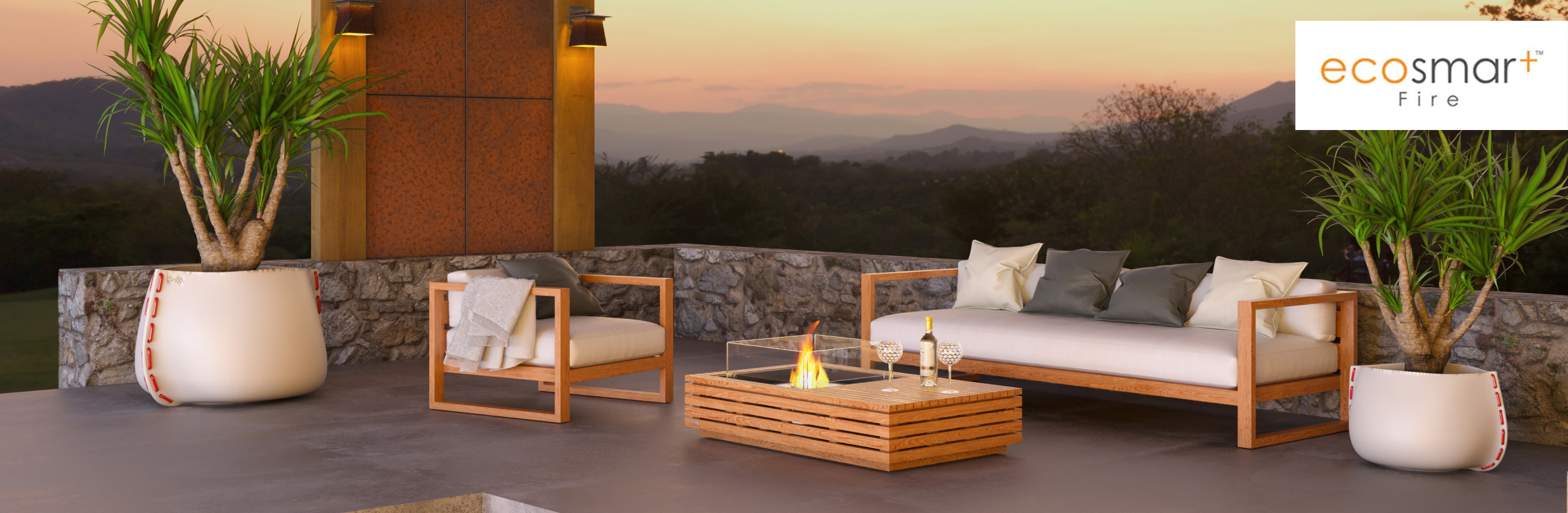 Manhattan 50 Fire Pit Table - EcoSmart Fire -DIMPLEX Sales Store fasfef copy