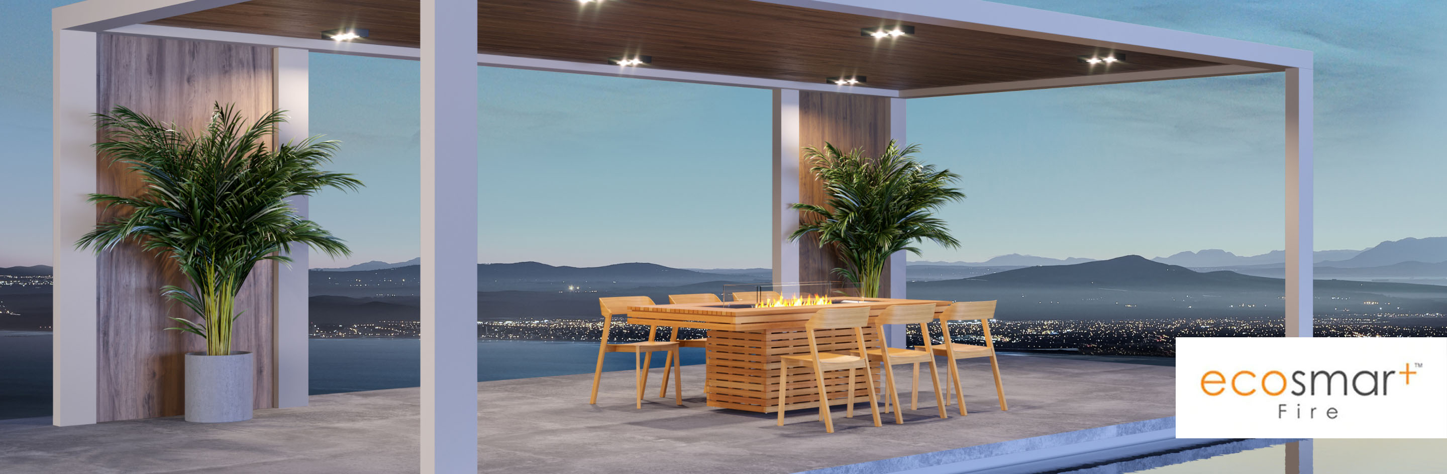 GIN 90 (Dining) Fire Pit Table - EcoSmart Fire -DIMPLEX Sales Store fsfesfsf