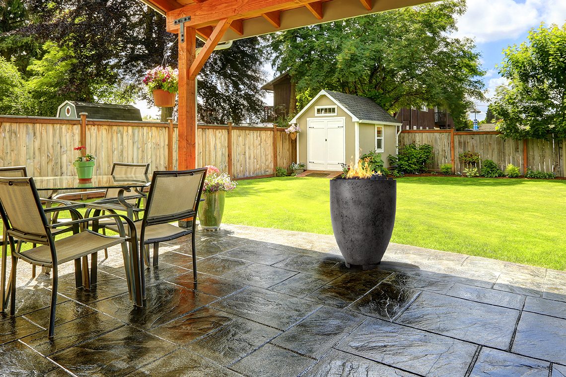 Pentola 1 Concrete Fire Bowl Urn 24" -DIMPLEX Sales Store pentola 31