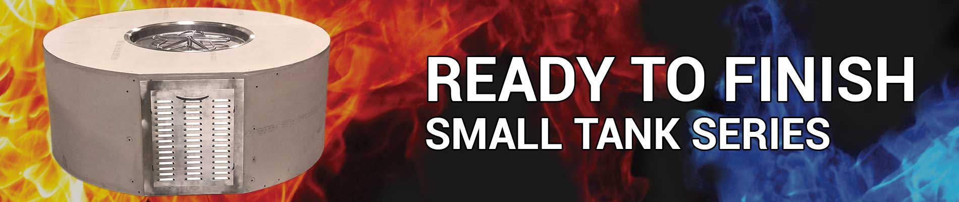 54" Square Enclosure - HPC Small Tank Series -Home Fire Pit rtf small tank