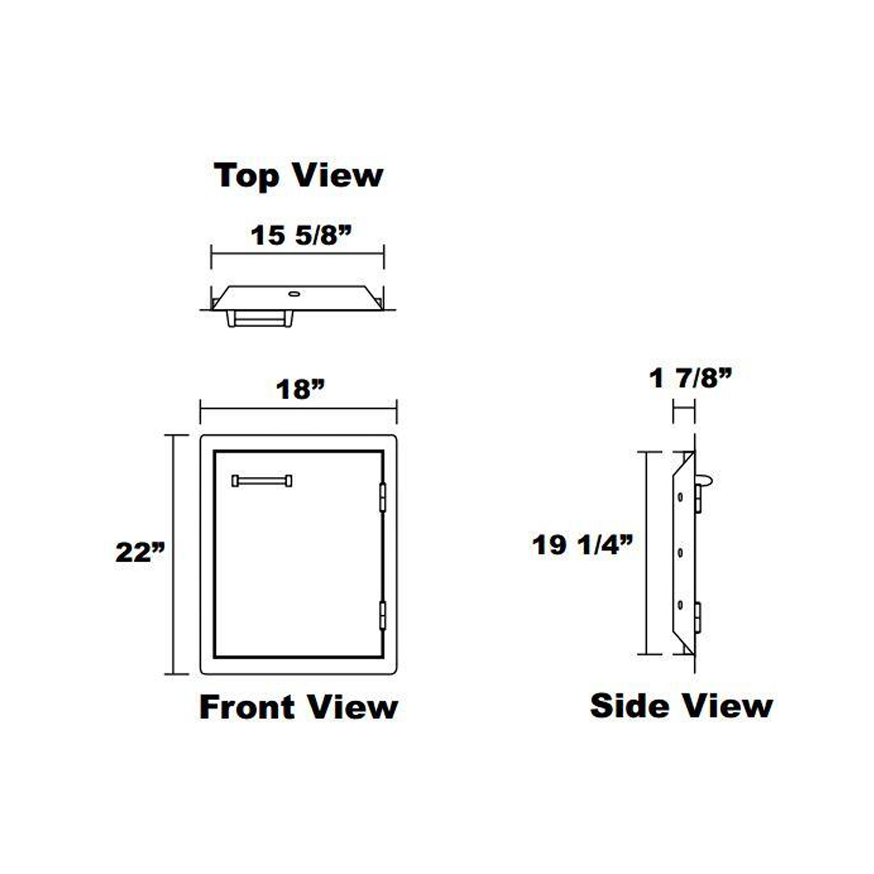 Vertical Door Dimension