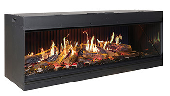 The DaVinci 59 GreenSmart Electric Single-Sided Fireplace™ - By