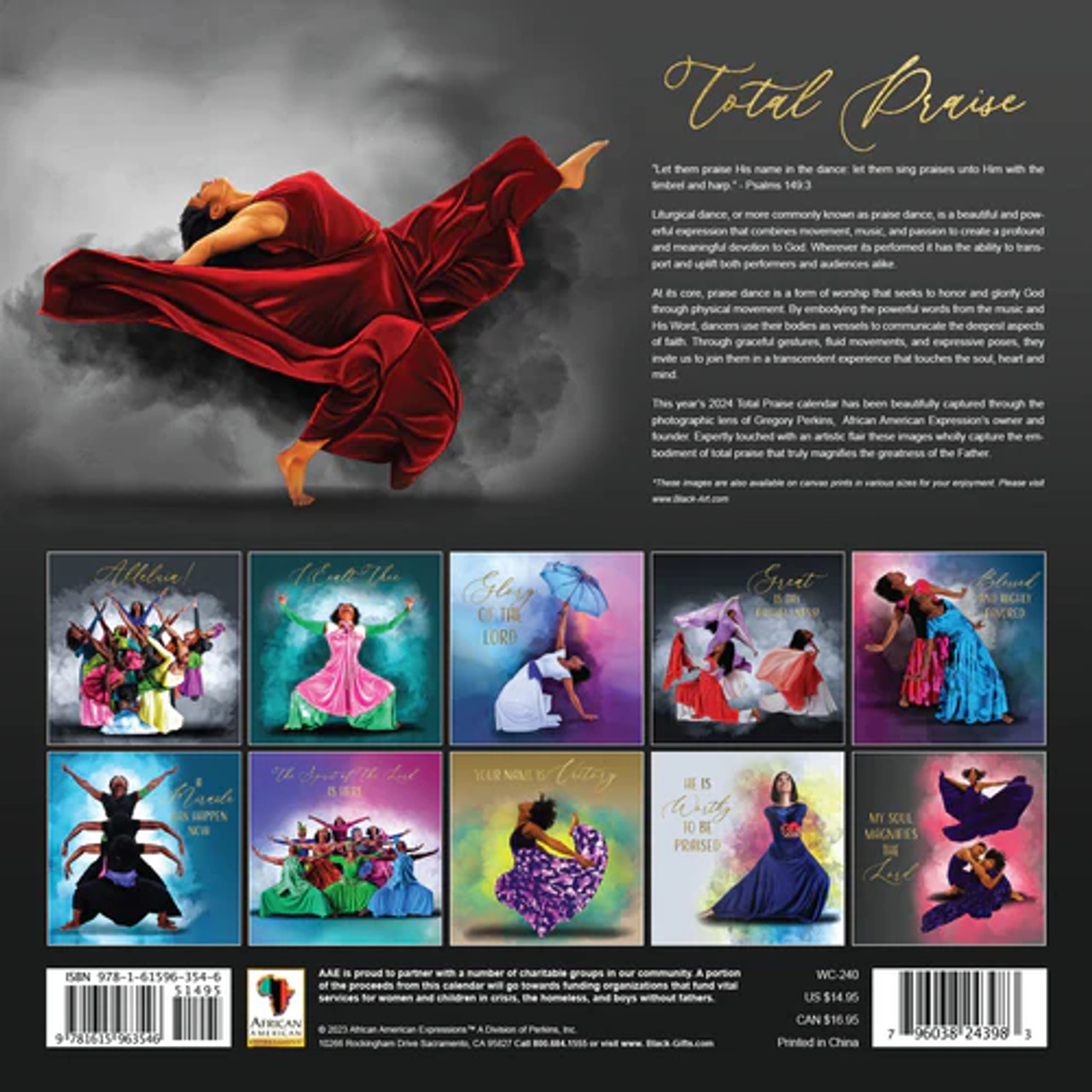 2024 Total Praise Calendar Prime Heritage Gifts