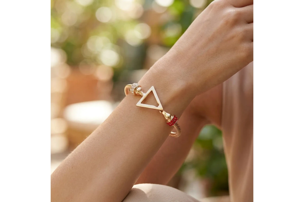 【 CTHY 】　LAYERD DELTA BANGLE　まとめ DST Delta Gold Twisted Cable Bangle Bracelet - Prime Heritage Gifts