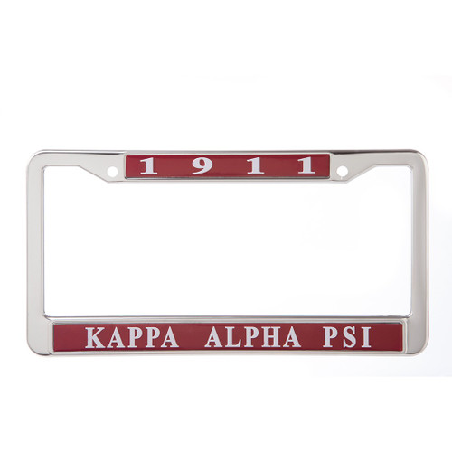 Kappa Alpha Psi  Metal License Frame   Kappa Alpha Psi  Metal License Frame