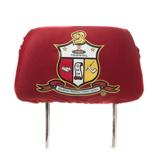 FRONT VIEW OF HEADREST COVER FRONT VIEW OF HEADREST COVER