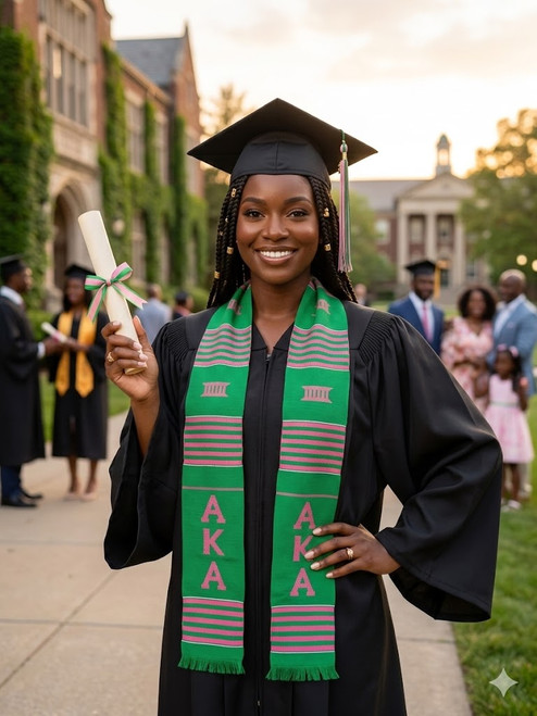 Green AKA Kente Stole