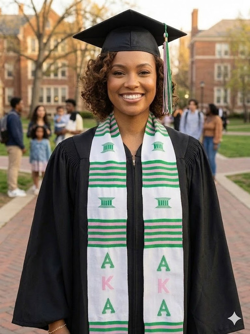 White AKA  Kente Stole