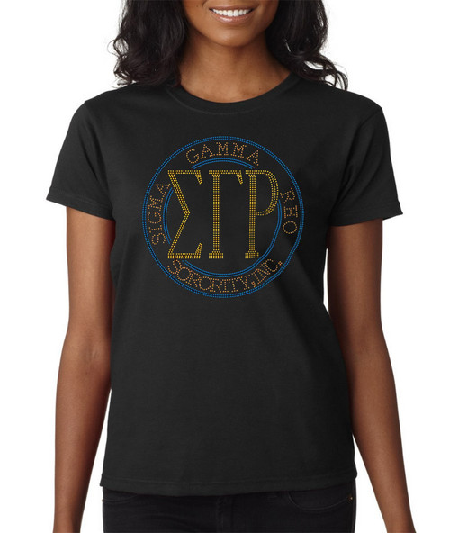 SGRHO Circle  Rhinestone  ( Short Sleeves Tee, Long Sleeves, Sweatshirts ) SGRHO Circle  Rhinestone  ( Short Sleeves Tee, Long Sleeves, Sweatshirts )