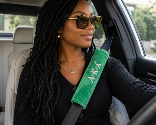  AKA Embroidered Seatbelt Sleeve (BCAM)