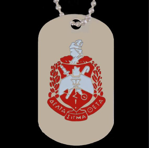 DST Silver Double-Sided Dogtag W/Chain
