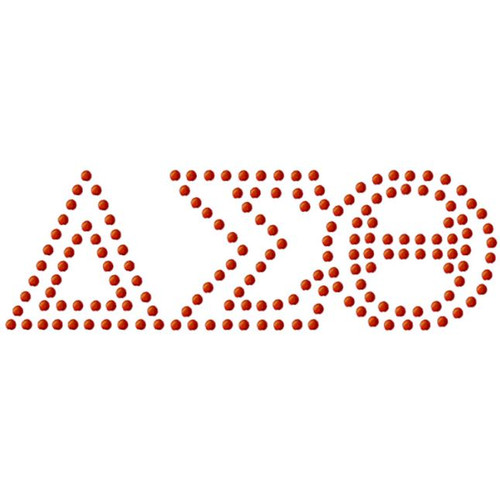 DST Red Letters StudStone Heat Transfer - 1 1/4" X 3 1/4"