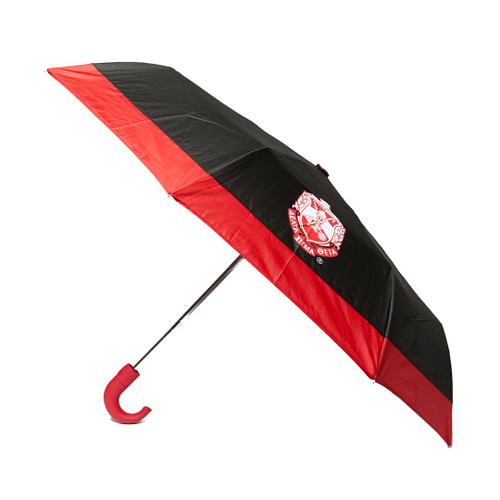 DST Collapsible Hurricane Umbrella -Black/Red  