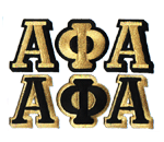 Black Individual Letter Set (APA)