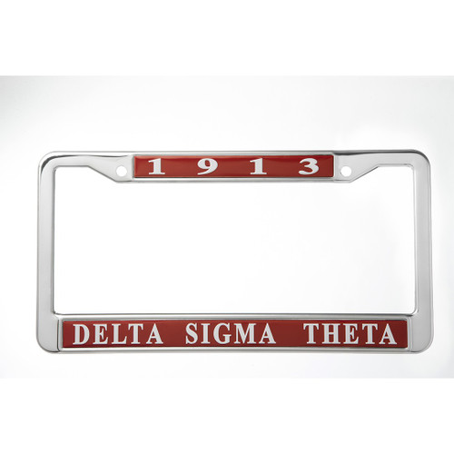 DST Metal License Frame ( Red)(BCAM)