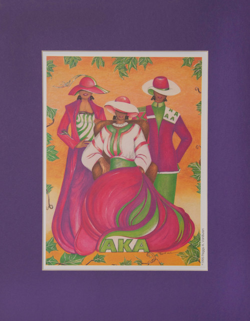 "First in Unity" Print in Purple Matting. ( Approx 11" x 14" ) "First in Unity" Print in Purple Matting. ( Approx 11" x 14" )