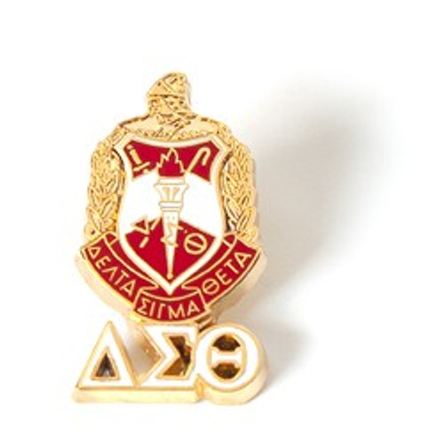 DST 3D Color Shield Pin w/ Letters