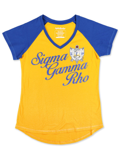 GOLD  SGRho   V-NECK TEE    
