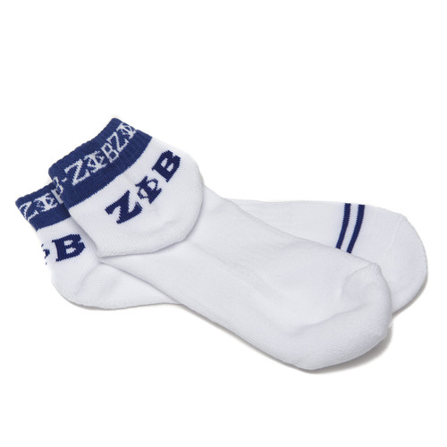 Zeta Phi Beta Bootie Socks ( White ) Zeta Phi Beta Bootie Socks ( White )