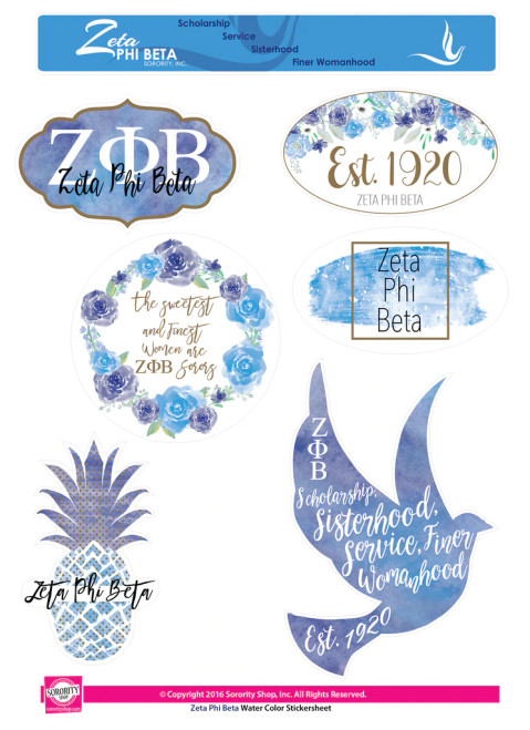 ZPB Water Color stickers  ZPB Water Color stickers