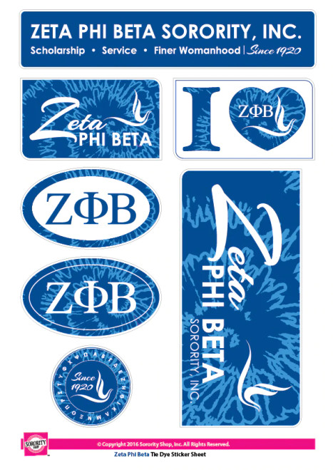 ZPB Tie Dye Stickers ZPB Tie Dye Stickers