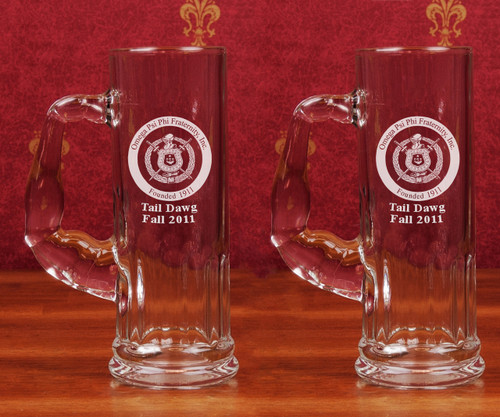 Glass Mugs- A set of 2 ( 20 oz ) Muscle Mugs ( FREE SHIPPING )