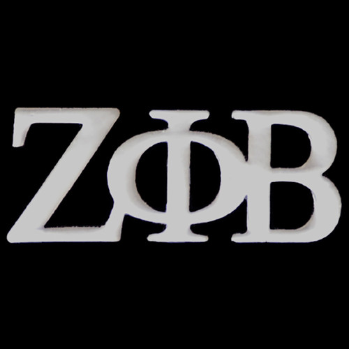 ZPB Silver Letters Lapel Pin ZPB Silver Letters Lapel Pin