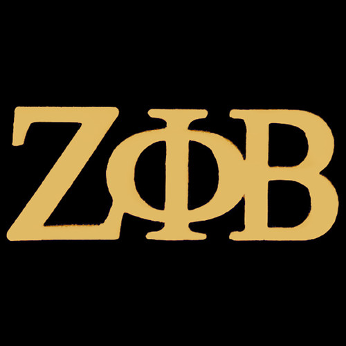 ZPB Gold Letters Lapel Pin ZPB Gold Letters Lapel Pin