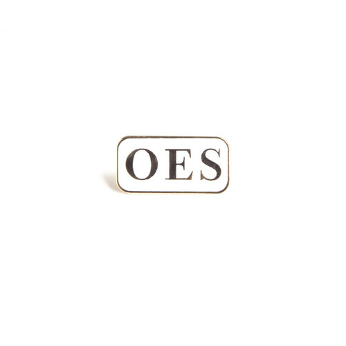 OES 3 Letter Lapel Pin