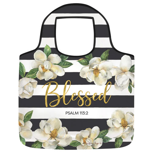 Blessed Magnolia Reusable Grocery Bag
