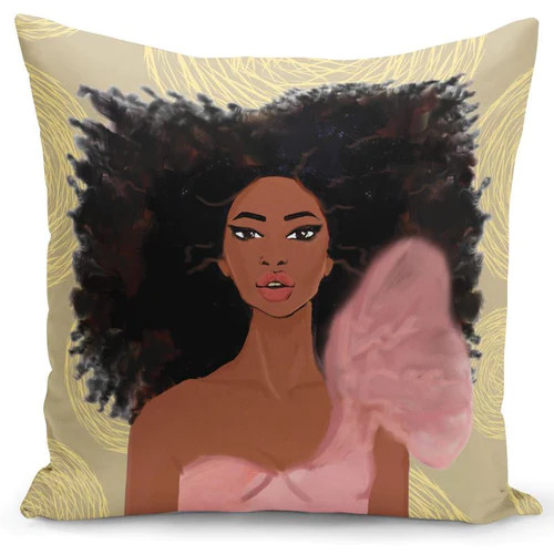 Strong Girl Pillow Cover Strong Girl Pillow Cover