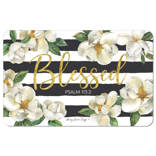 Blessed Magnolia Floor Mat