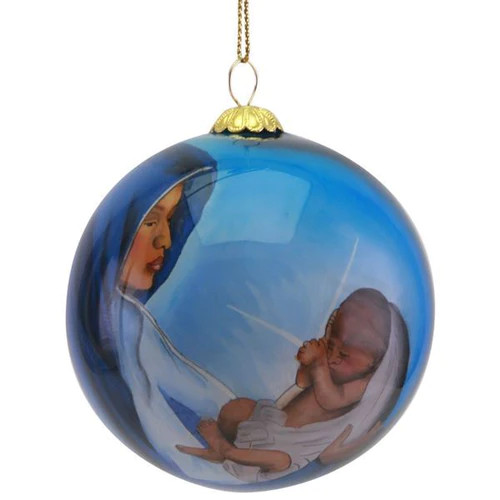 Holy Night Hand Painted Ornament Holy Night Hand Painted Ornament