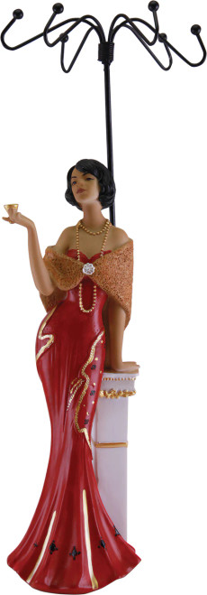 GLAMOUR JEWELRY HOLDER - RED