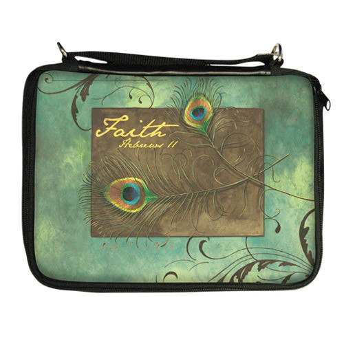Peacock Feathers Bible Organizer