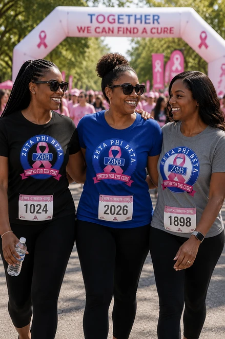 Zeta Phi B  Breast Cancer Awareness  Apparel 