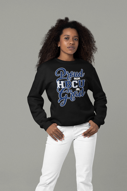 Z Phi B  Glitter  "PROUD HBCU GRAD"  ( Sweatshirts and Long Sleeves ) Z Phi B  Glitter  "PROUD HBCU GRAD"  ( Sweatshirts and Long Sleeves )