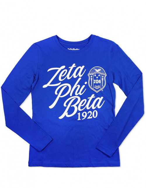 ZPB LONG SLEEVE TEE_ROYAL BLUE (small Only)  (BCAM) ZPB LONG SLEEVE TEE_ROYAL BLUE (small Only)  (BCAM)