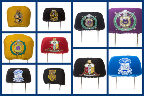 Fraternities   Car Headrest Cover  
