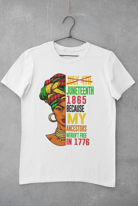 Juneteenth T shirt ( White )