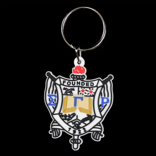 SGR PVC Crest Key Chain SGR PVC Crest Key Chain