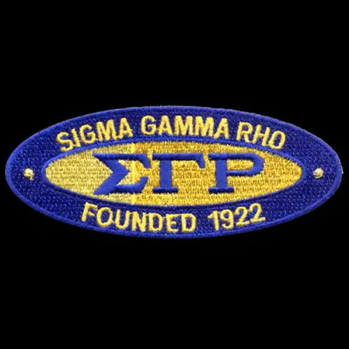 SGR 4″W Oval Founders Emblem W/Heat Seal Backing